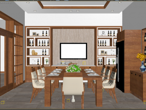 livingroom tropical 3D 模型