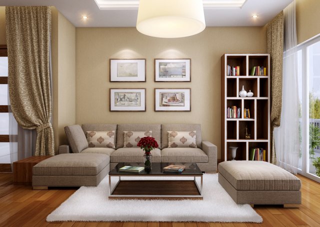 villa livingroom tradition 3D मॉडल .c4d .max .obj .3ds .fbx .stl .blend 