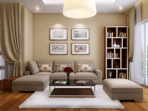 tradycja salonu w willi Model 3D