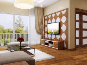villa livingroom tradition 3D Model