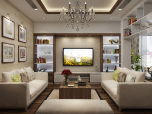 villa livingroom tropical 3D मॉडल