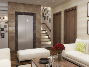 villa livingroom tropical 3D मॉडल