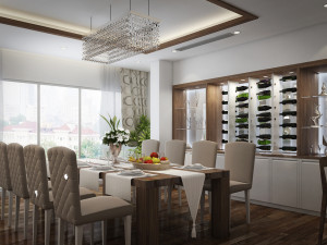 villa livingroom tropical 3D मॉडल