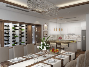 villa livingroom tropical 3D मॉडल