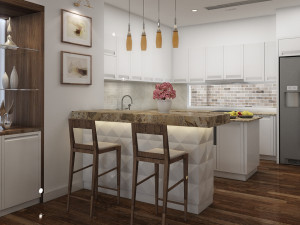 villa livingroom tropical 3D मॉडल