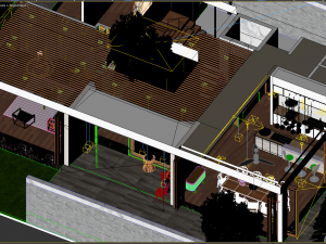 villa livingroom tropical 3D मॉडल