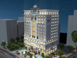 Lusso classico dell'hotel Modello 3D