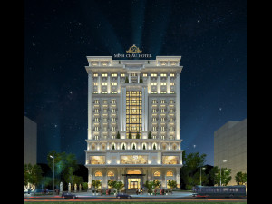 Classical hotel luxury Modello 3D