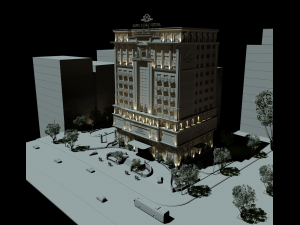 Classical hotel luxury Modello 3D