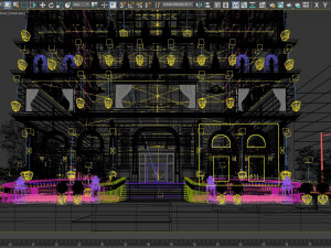 Classical hotel luxury Modello 3D