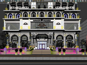 Classical hotel luxury Modello 3D