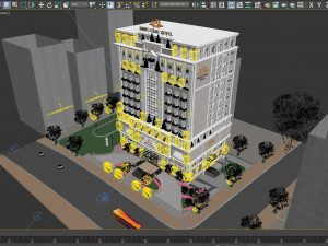 Classical hotel luxury Modello 3D