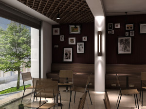coffee house Modèle 3D