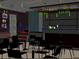 coffee house 3D Model