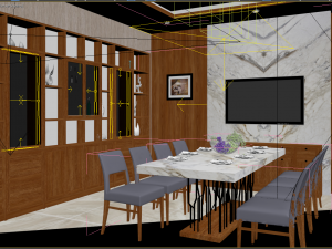 diningroom villa 3D Модель