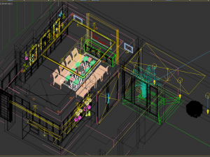 diningroom villa 3D Модель