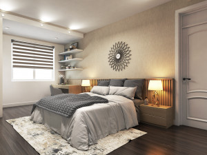 apartment bedroom modern 3D Model