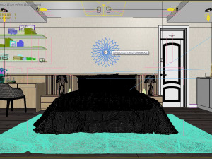 apartment bedroom modern 3D Model