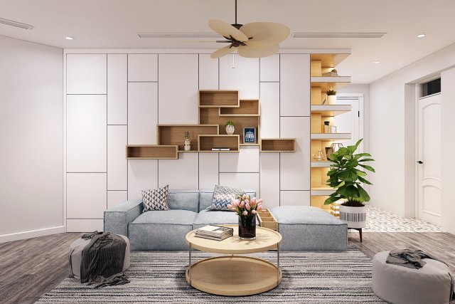 3d apartment livingroom modern Model 3D .c4d .max .obj .3ds .fbx .stl .blend 
