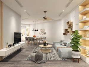 3d apartment livingroom modern Model 3D