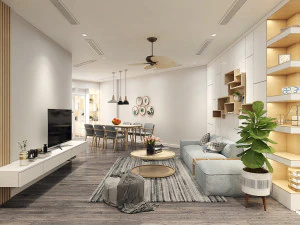 3d apartment livingroom modern 3D Model