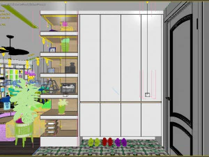 3d apartment livingroom modern 3D Model