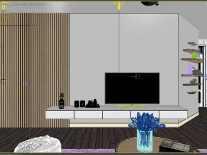 3d apartment livingroom modern 3D Model