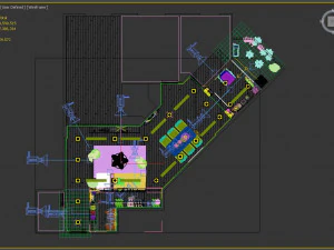 3d apartment livingroom modern 3D Model