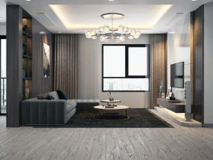 sala de estar do apartamento 3d moderna Modelo 3D