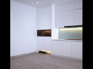 3d apartment livingroom modern 3D Model