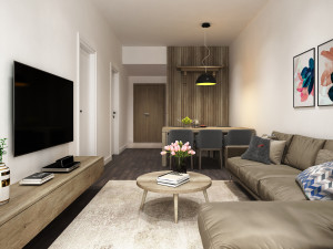 apartment livingroom simple 3D मॉडल