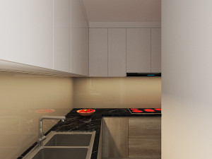 apartment livingroom simple 3D Model