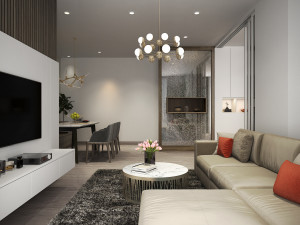 apartment livingroom modern 3Dモデル