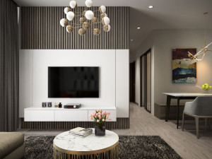 apartment livingroom modern 3Dモデル