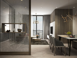 apartment livingroom modern 3Dモデル