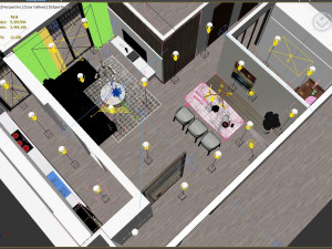 apartment livingroom modern 3Dモデル