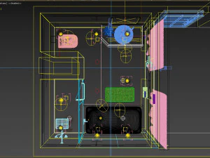 banyo modern 3D Model