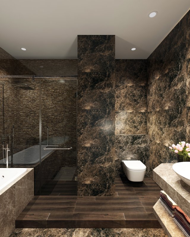 bathroom luxury Modèle 3D .c4d .max .obj .3ds .fbx .stl .blend 