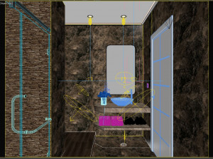 bathroom luxury Modèle 3D
