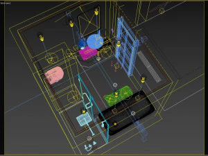 bathroom luxury 3D Model