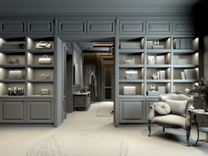 villa bedrom classical 3D-Modell