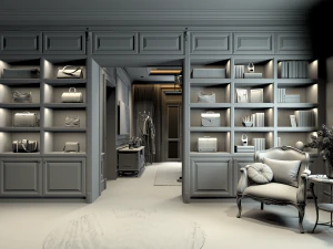 villa bedrom classical 3D Model