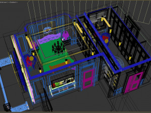 villa bedrom classical 3D-Modell