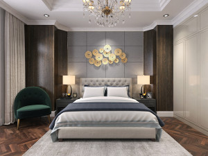 villa bedroom luxury Modelo 3D