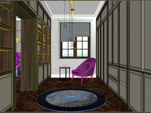 villa bedroom luxury 3D Model