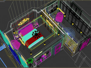 villa bedroom luxury Modelo 3D