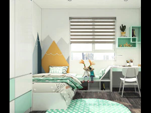 Kinderzimmer 3D Modell