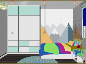 kids bedroom 3D Model