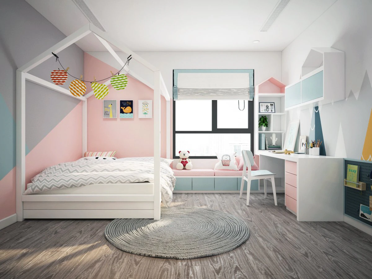 apartment kid bedroom modern 3D Model .c4d .max .obj .3ds .fbx .stl .blend 