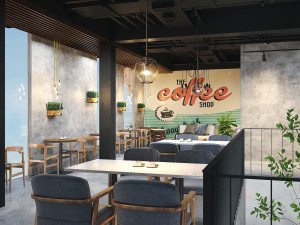 restaurant coffee tradition 3D Model